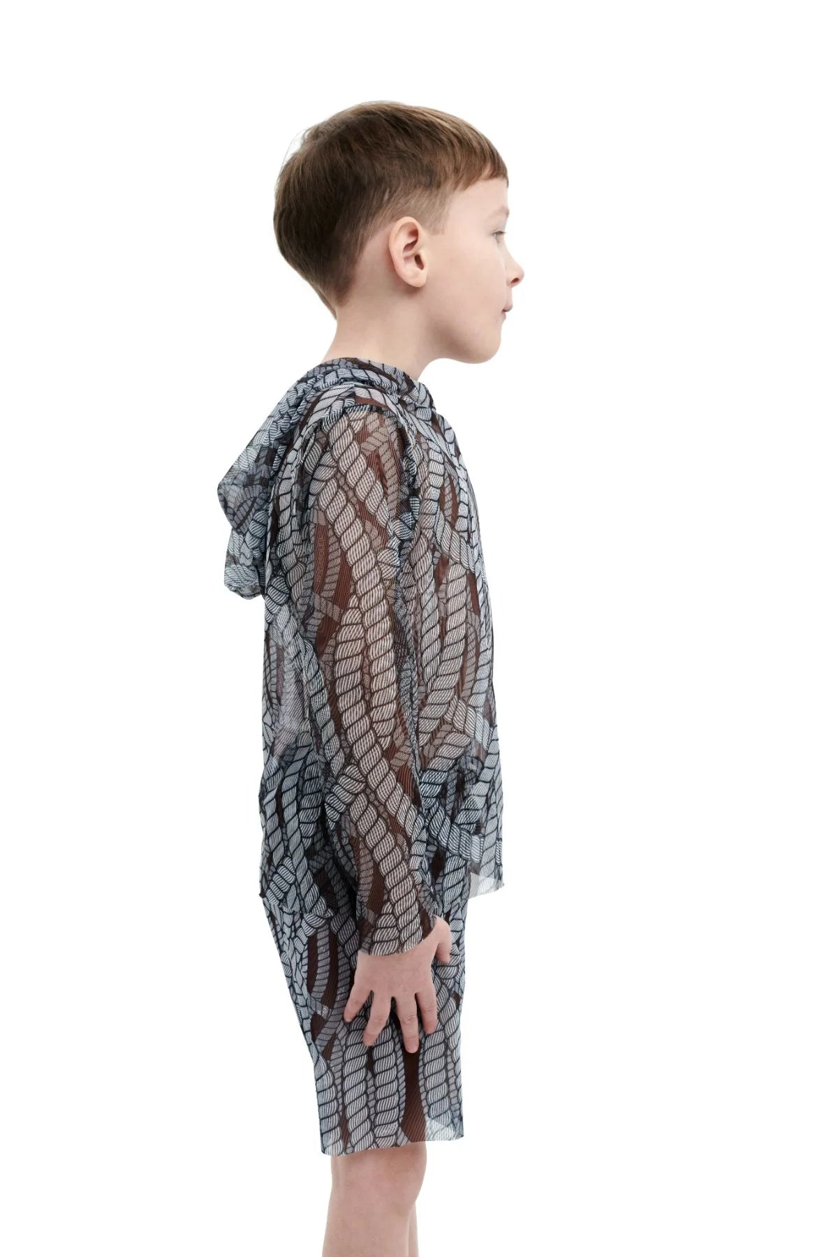 KID's Smart T-shirt with Hood "Ropes"