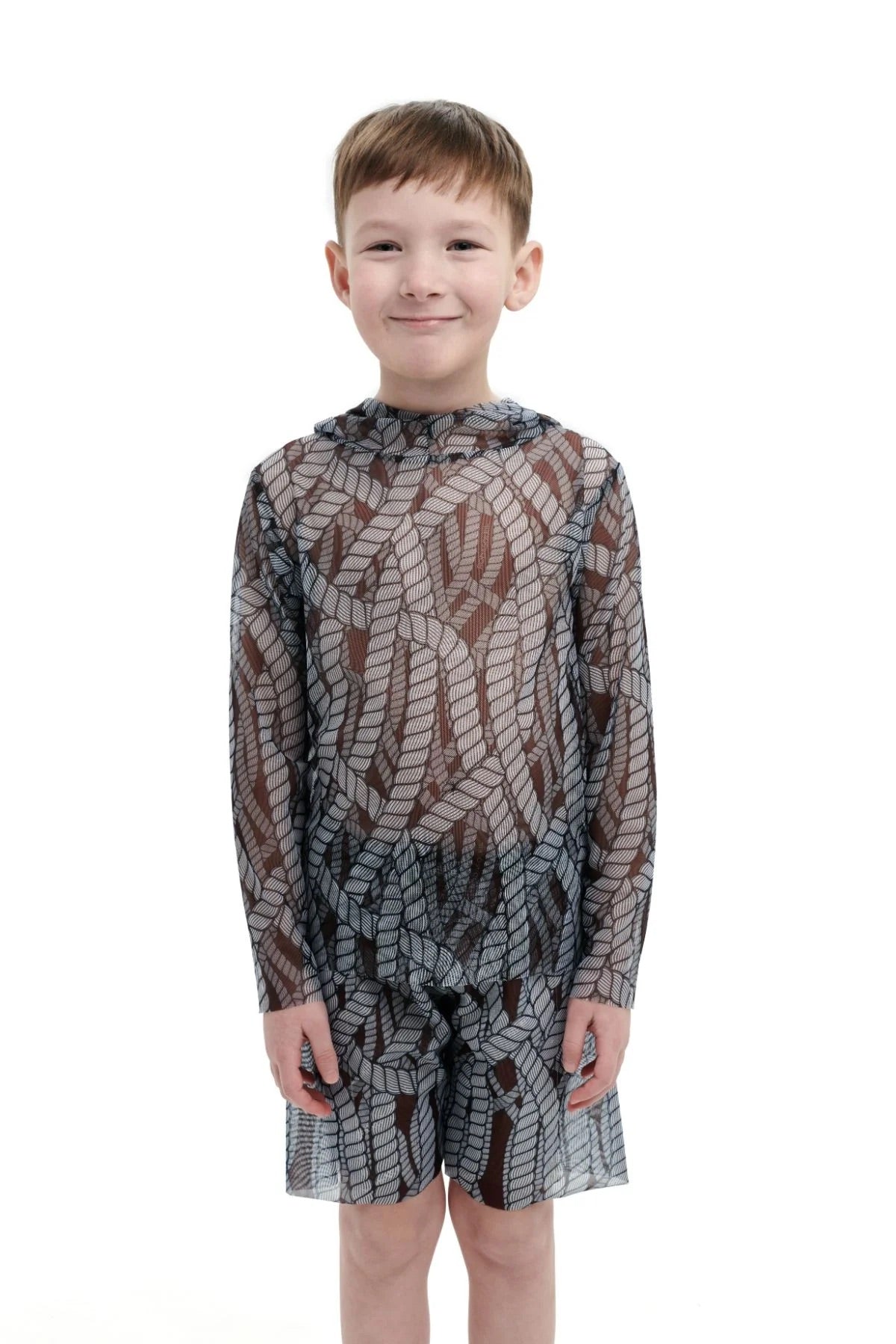 KID's Smart T-shirt with Hood "Ropes"