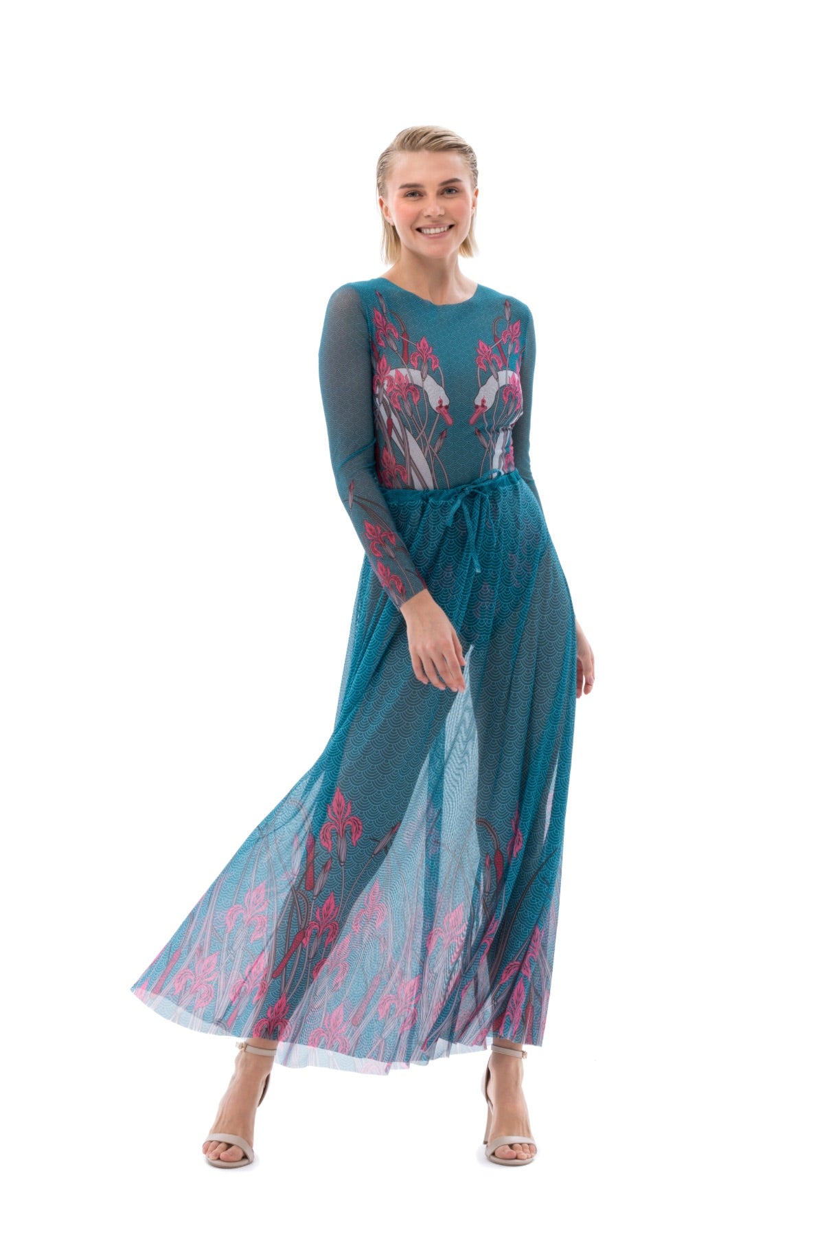 Beach skirt "Swans"