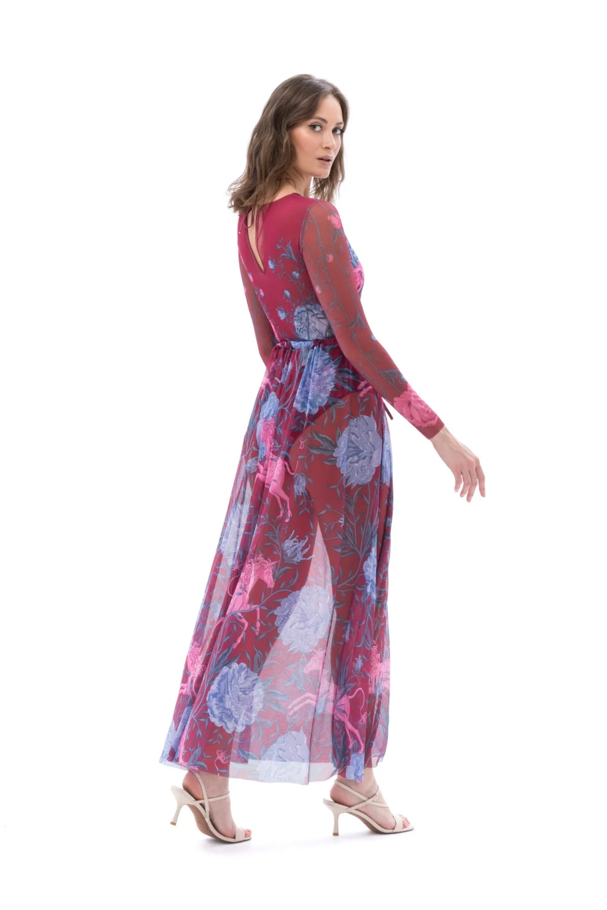Beach skirt "Peonies"