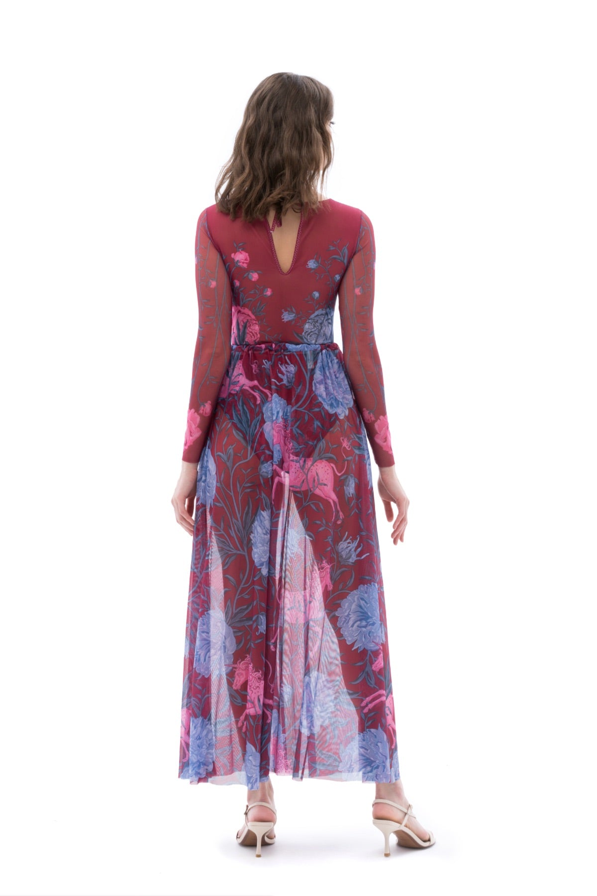 Beach skirt "Peonies"