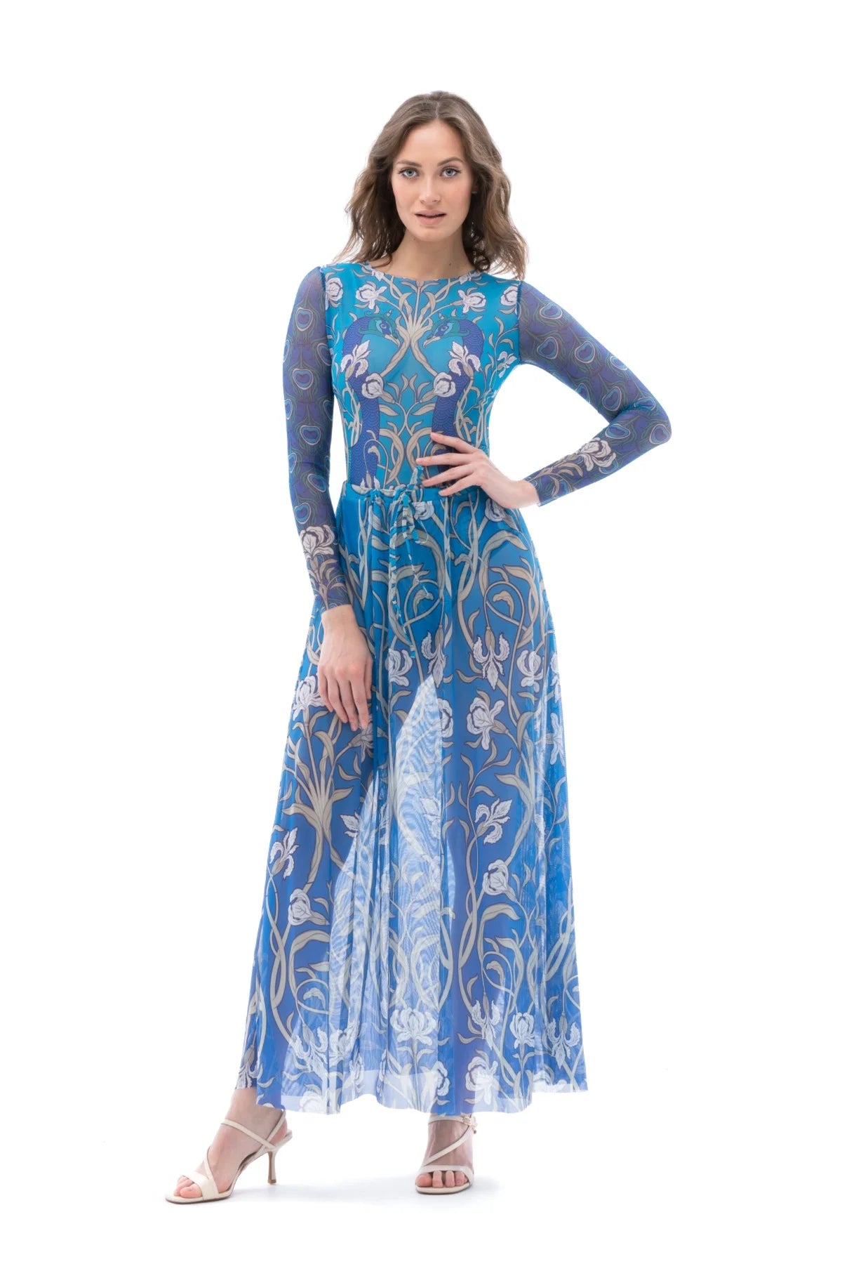Beach skirt "Peacock"