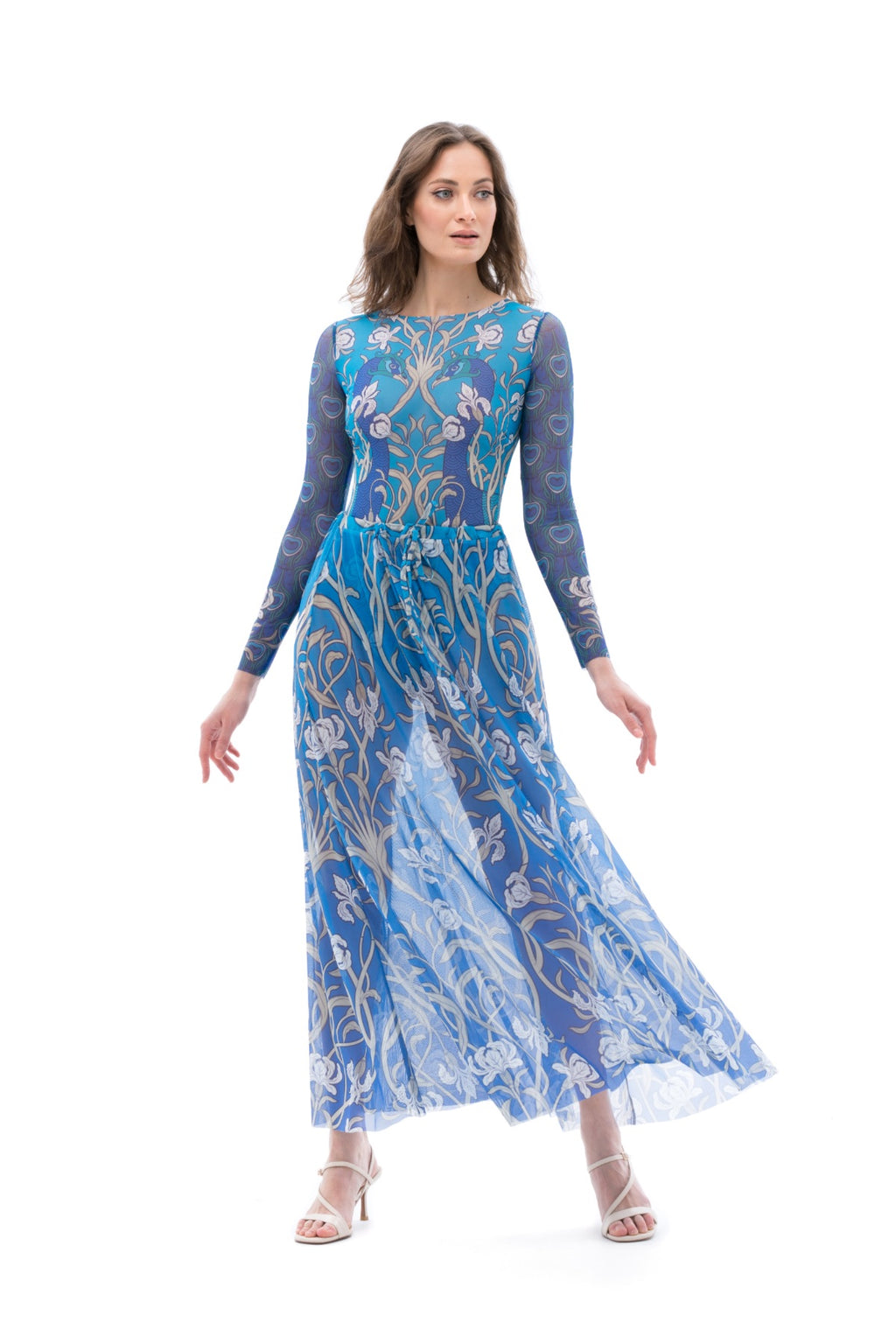 Beach skirt "Peacock"