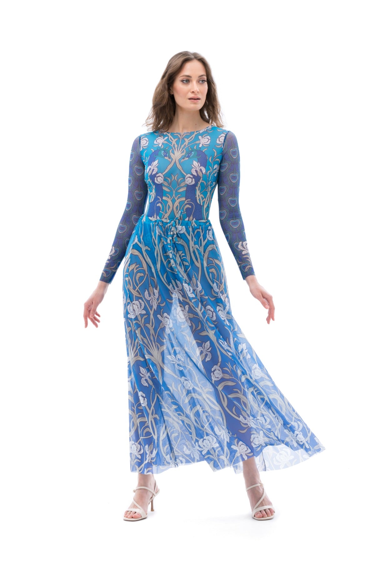 Beach skirt "Peacock"