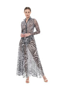 Beach skirt "Fake zebra"