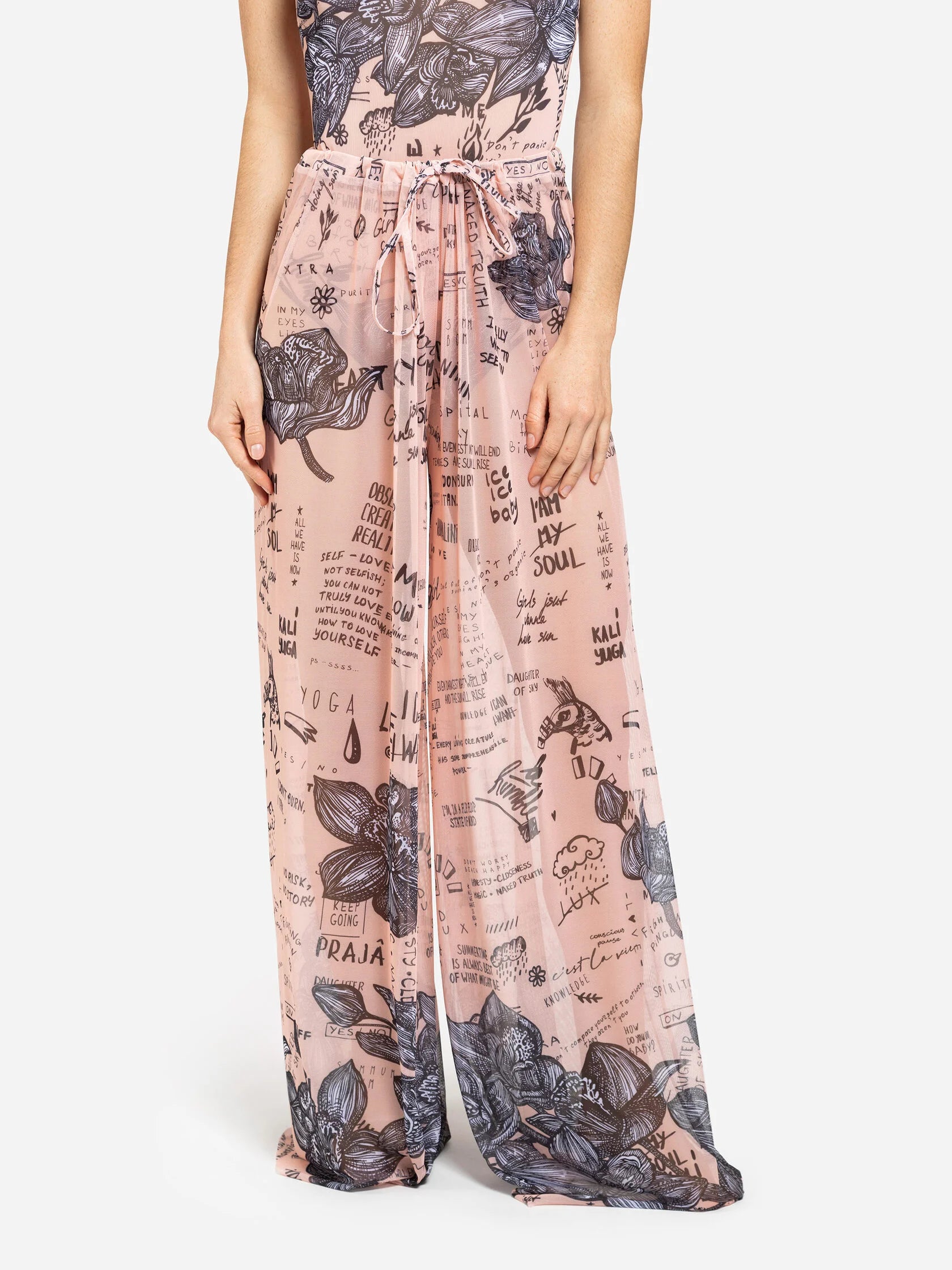 Beach pants "Nude Body-Art"