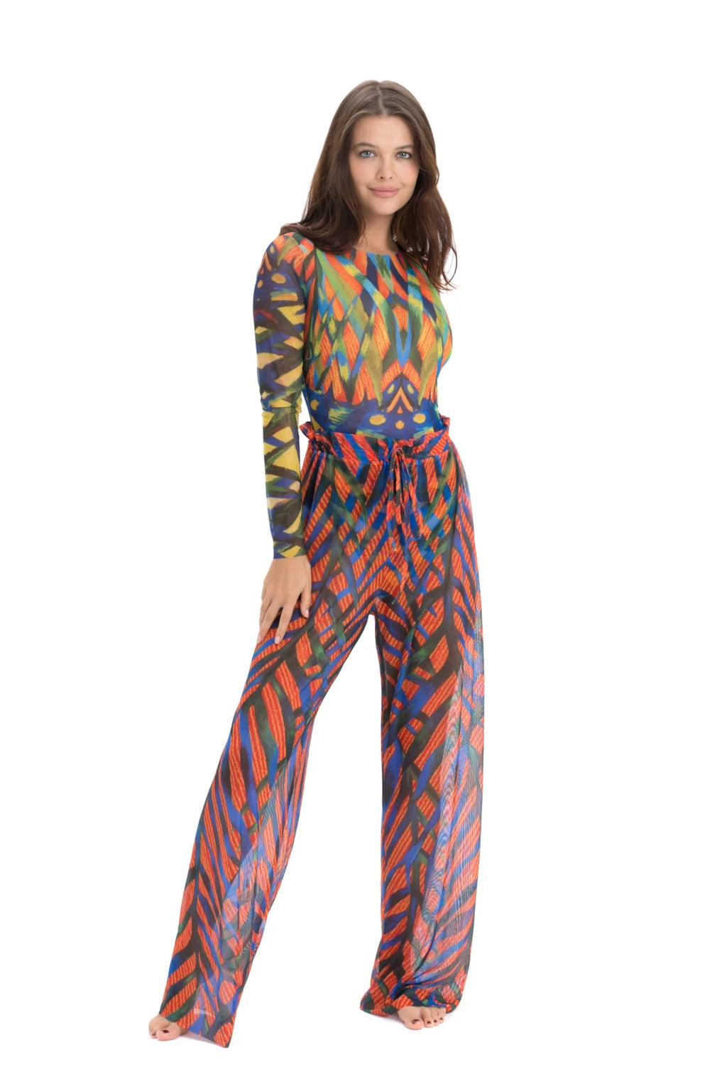 Beach pants "Palms"