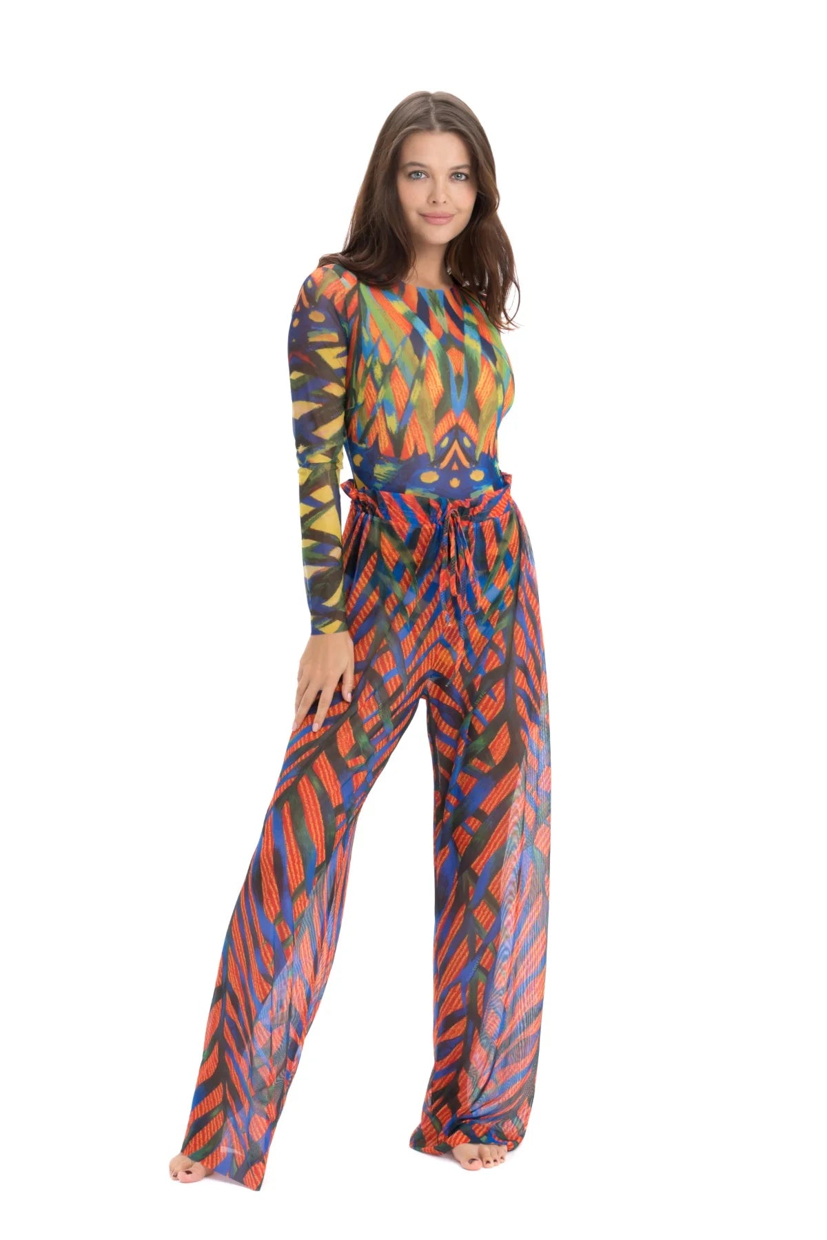 Beach pants "Palms"