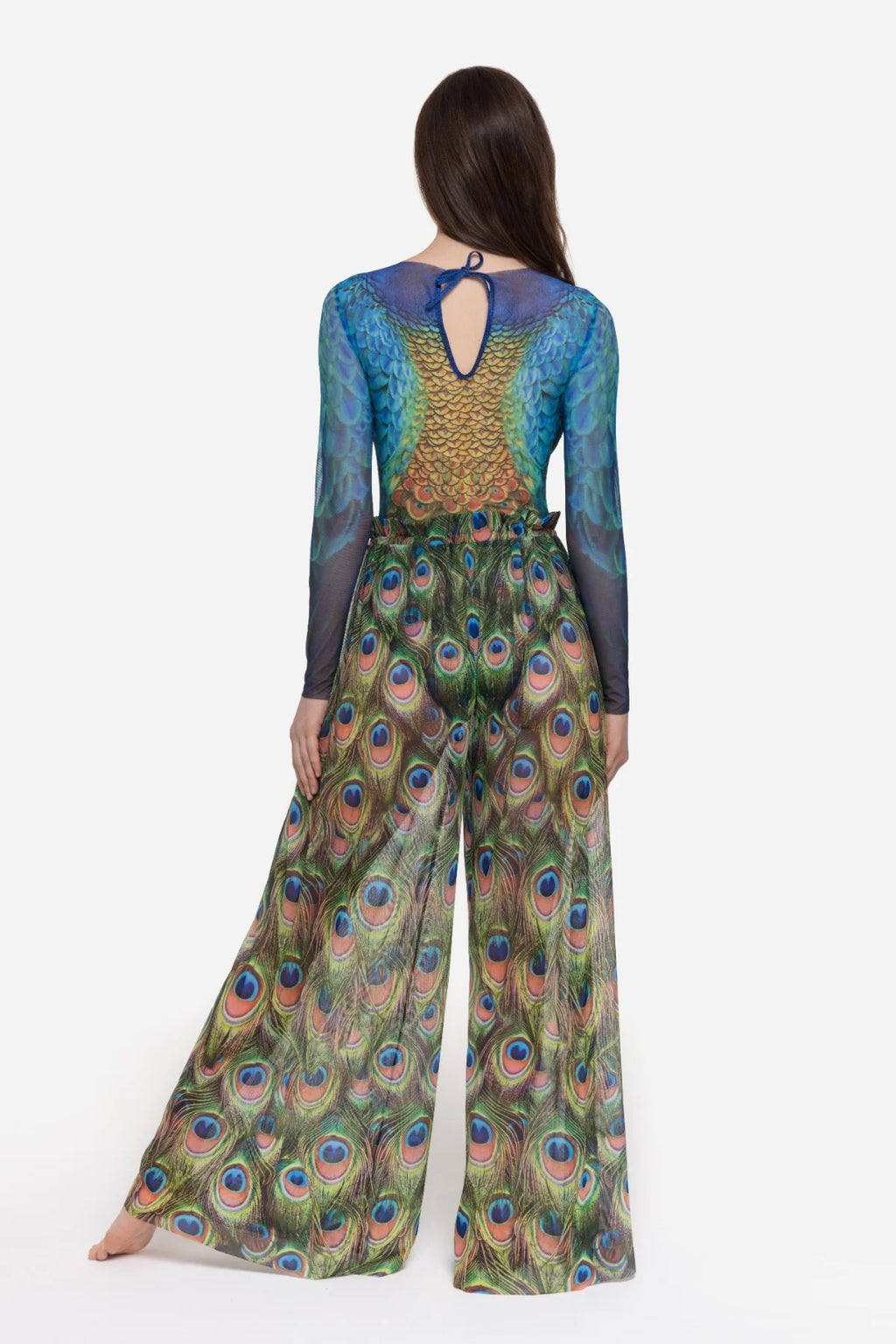 Beach pants "Peacock Mayura"