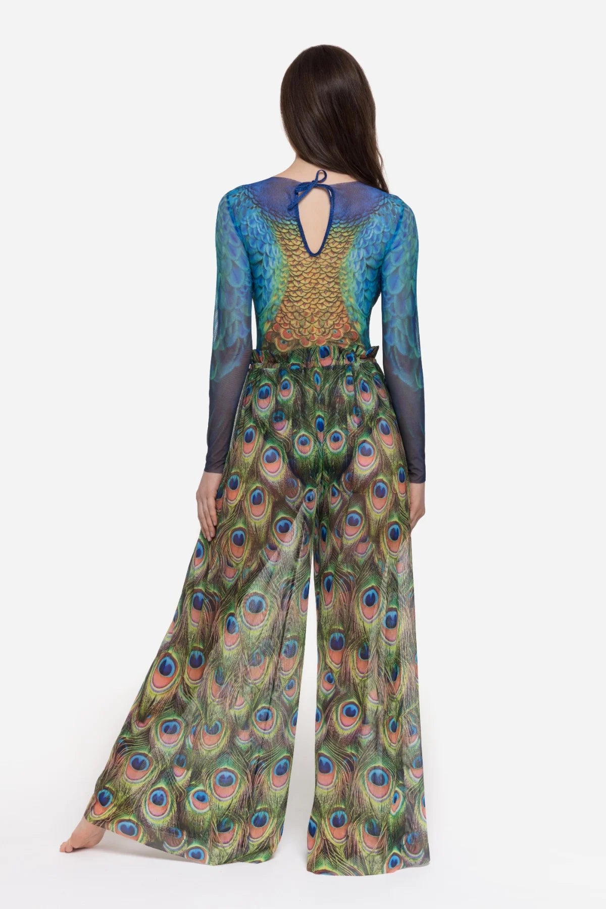Beach pants "Peacock Mayura"
