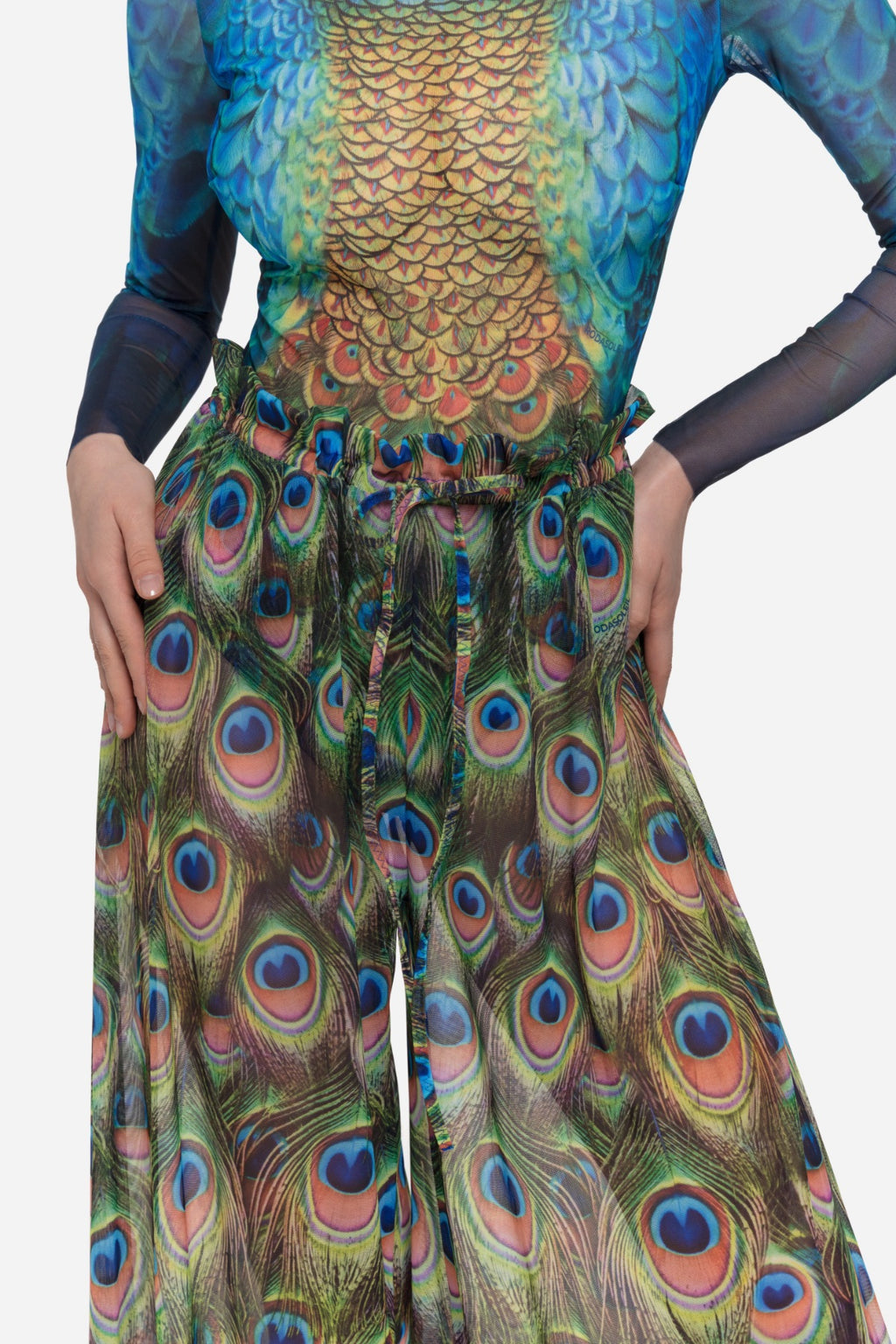 Beach pants "Peacock Mayura"