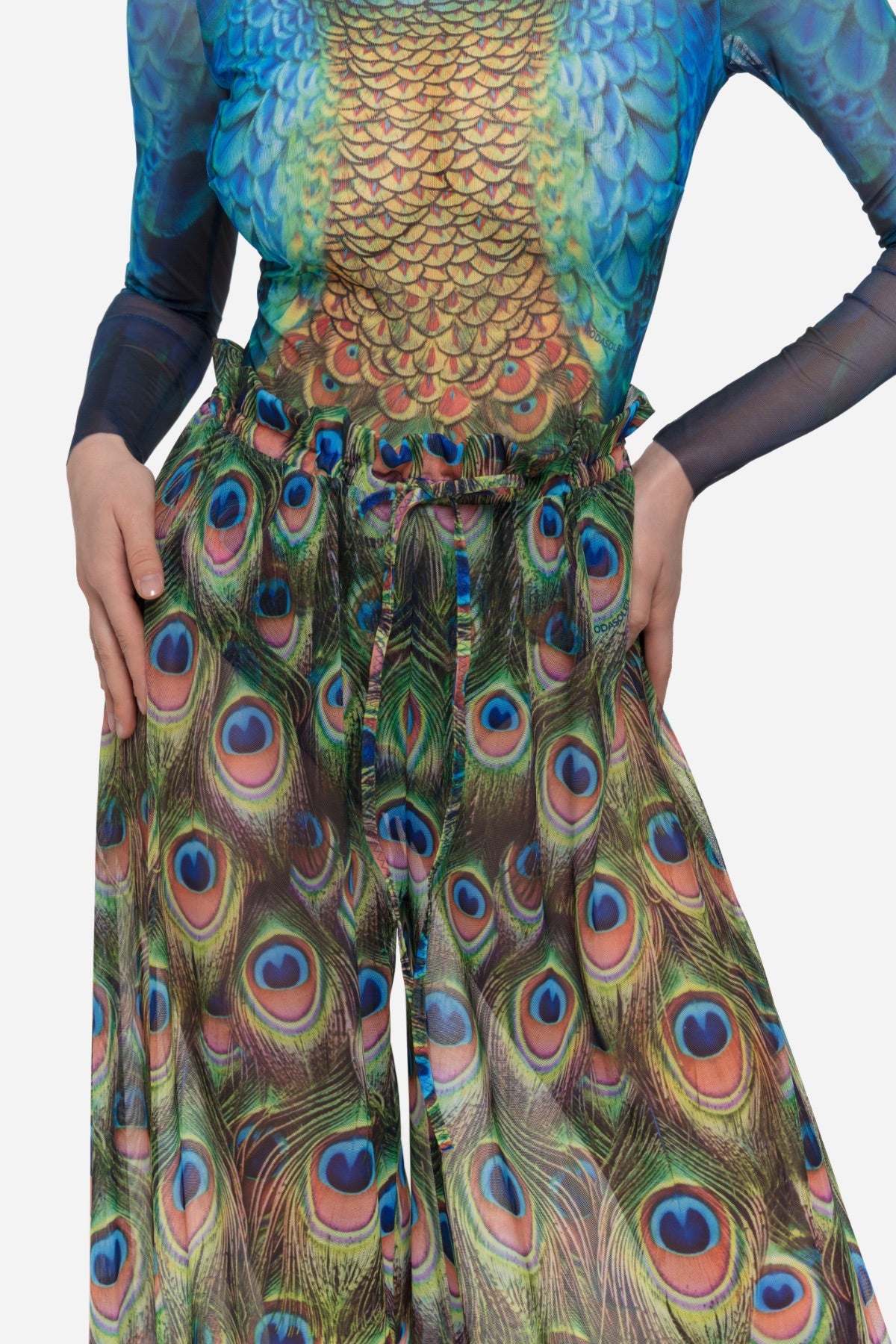 Beach pants "Peacock Mayura"