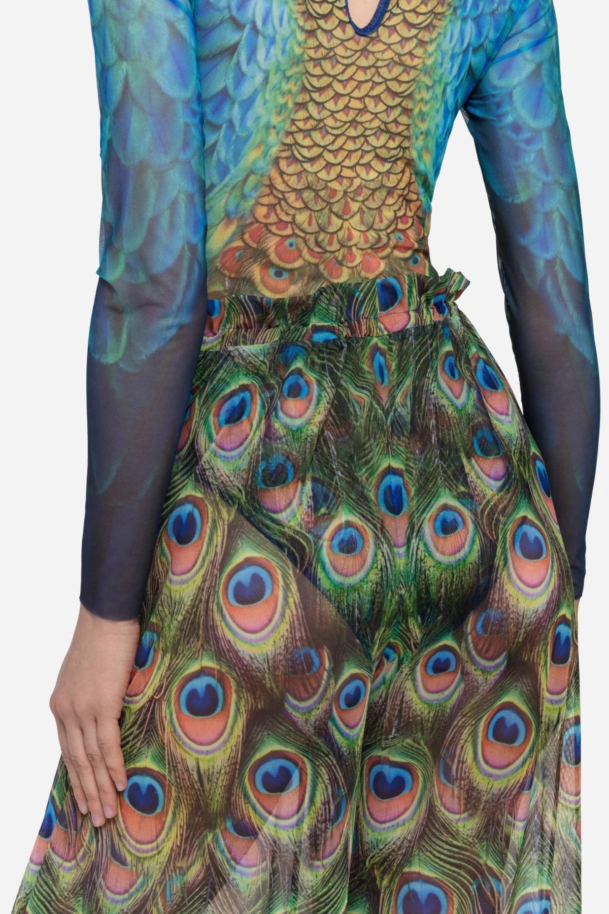 Beach pants "Peacock Mayura"
