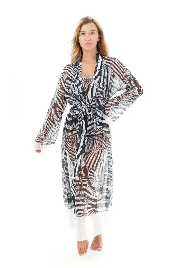 Robe "Fake zebra"
