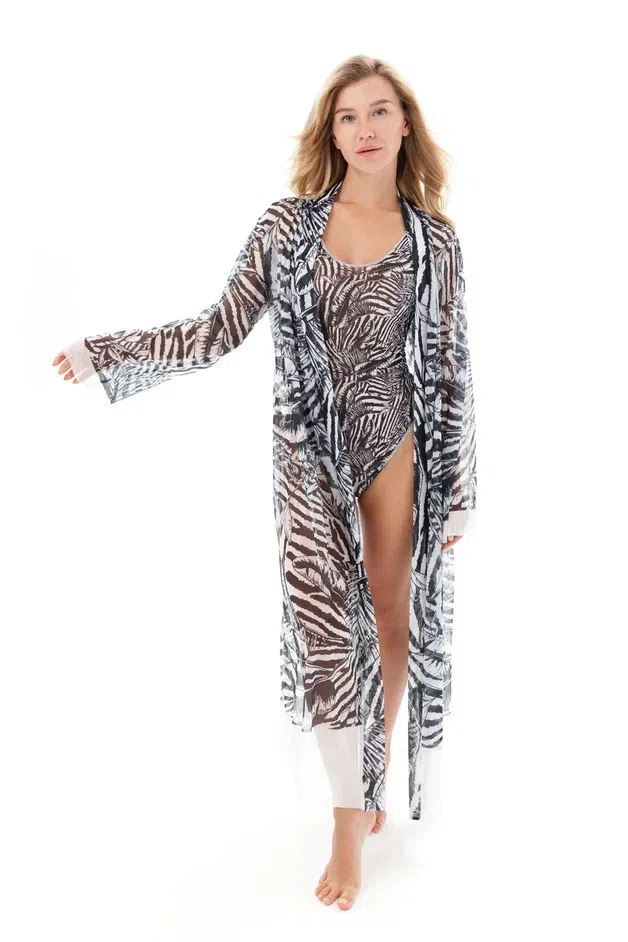 Robe "Fake zebra"