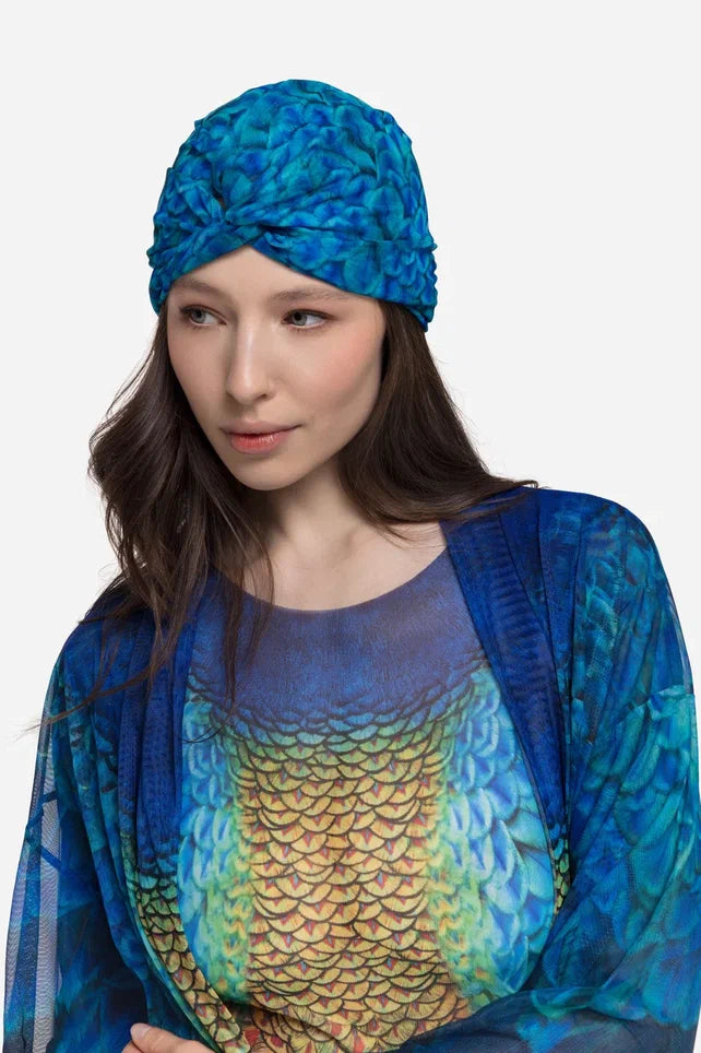 Turban "Peacock Mayura"