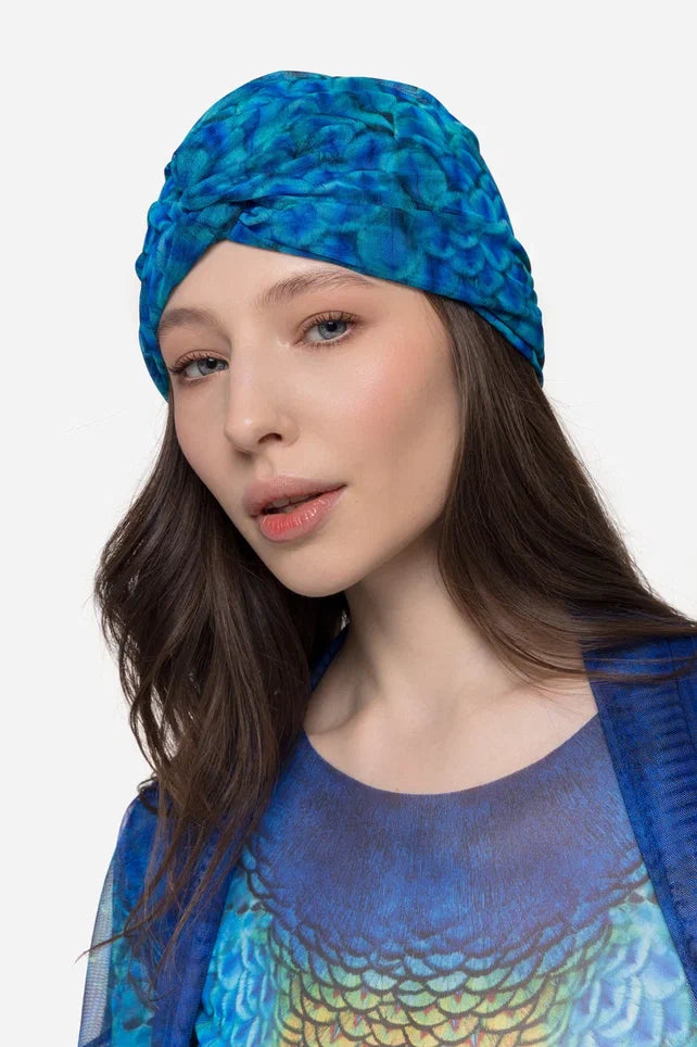 Turban "Peacock Mayura"